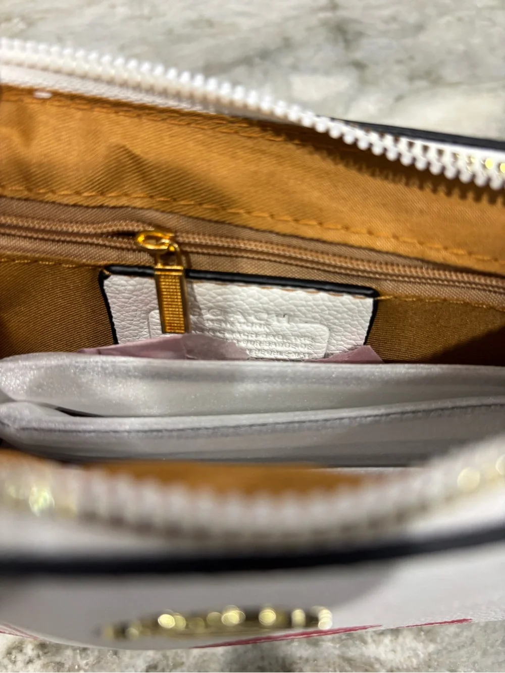 Coach leather small coordinated